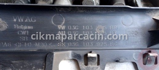Audi A3 Motor Kapağı çıkma parça