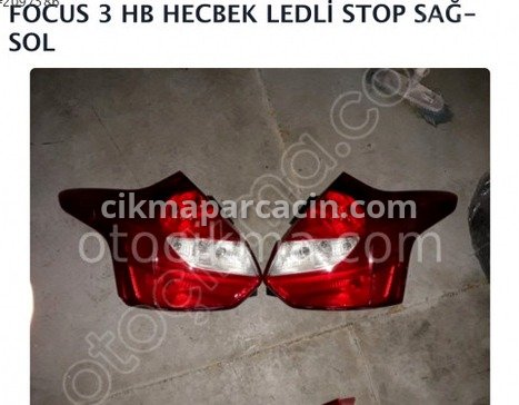 Ford Focus Sol Arka Stop çıkma parça