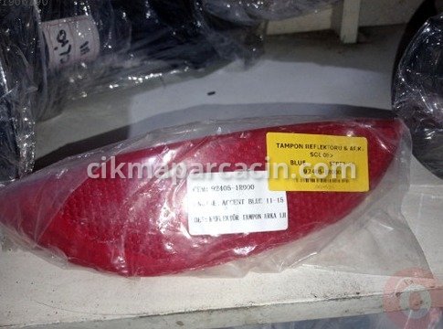 Hyundai Accent Tampon Reflektörü çıkma parça