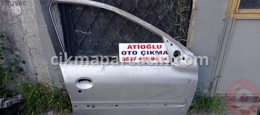 Peugeot 206 Sağ Ön Kapı çıkma parça