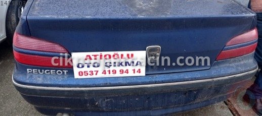 Peugeot 406 Sol Arka Stop çıkma parça