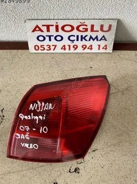 Nissan Qashqai Sağ Arka Stop çıkma parça - ATİOĞLU OTO ÇIKMA SAKARYA