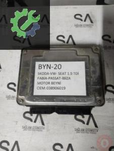 038906019 SKODA-VW-SEAT-FABİA-PASSAT-İBİZA 1.9 MOTOR BEYNİ