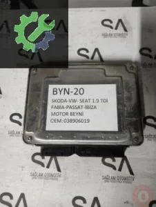 038906019 SKODA-VW-SEAT-FABİA-PASSAT-İBİZA 1.9 MOTOR BEYNİ