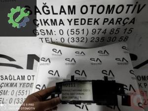 21675817-5 RENAULT MEGANE-CLİO-3 ÇIKMA DİJİTAL SAAT EKRANI OEM 21675817