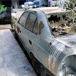 Hyundai Accent Admire kesme tavan arka