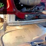 Mini Cooper arka tampon demiri