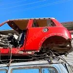 Mini Cooper kesme sol arka çamurluk