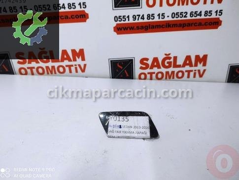 Audi A3 Far Yıkama Kapağı çıkma parça