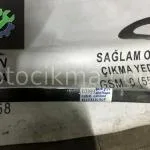 BMW 5 SERİSİ E39 ARKA TAMPON NİKELAJ KAPLAMA OEM; 5112818450