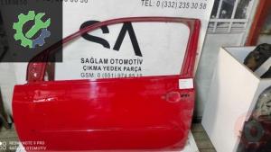 FORD FİESTA ÇIKMA TEK KAPI SOL ÖN KAPI KIRMIZI