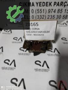 OEM; 90159255 OPEL CORSA ÇIKMA SAĞ ARKA KAPI KİLİDİ