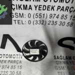 OEM; M17000100 FİAT DOBLO ÇIKMA FAN PERVANESİ