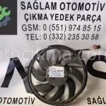 PEUGEOT 206 SW RADYATÖR FAN OEM; 9643386780