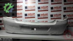 PEUGEOT 301 12-16 ÇIKMA ARKA TAMPON OEM; 9677664277