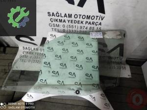 PEUGEOT 306 ÇIKMA SOL ÖN KAPI CAMI
