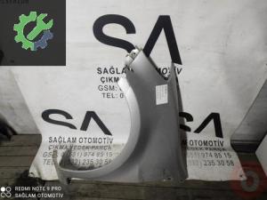 RENAULT CLİO-3 ÇIKMA SOL ÖN ÇAMURLUK GÜMÜŞ GRİ