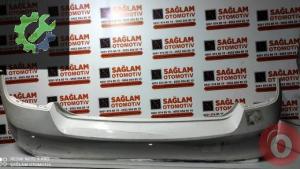 SKODA RAPİD 13-16 ÇIKMA ARKA TAMPON OEM; 5JJ807421