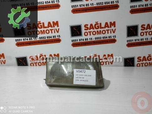 Volkswagen Caddy Sağ Ön Far çıkma parça