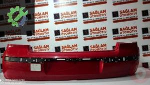 VW POLO 02-05 ÇIKMA ARKA TAMPON OEM; 6Q6807421