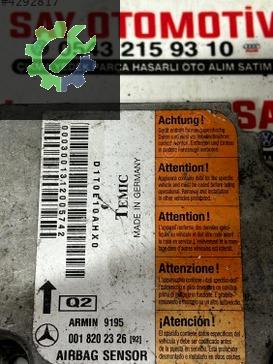 0018202326 MERCEDES W210 SRS AİRBAG BEYNİ TEMIC