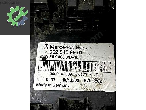 0025459901 MERCEDES W211 ARKA SAM BEYNİ 5DK008047-10