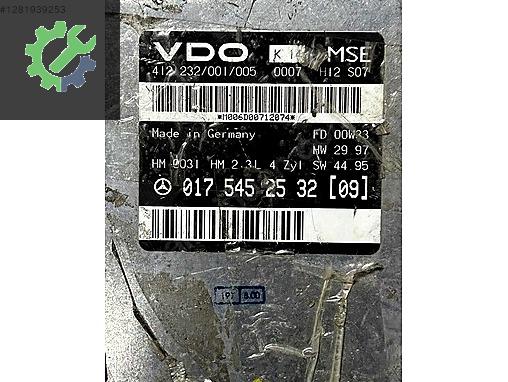 0175451932 0175452532 MERCEDES W124 W210 E230 MOTOR BEYNİ