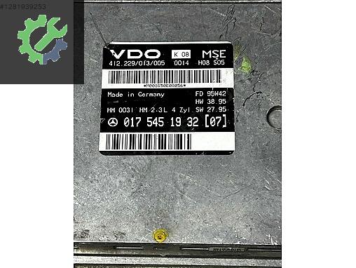 0175451932 0175452532 MERCEDES W124 W210 E230 MOTOR BEYNİ