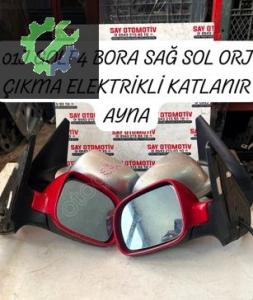 01J GOLF4 BORA SAĞ SOL ORJ ÇIKMA ELEKTRİKLİ KATLANIR AYNA