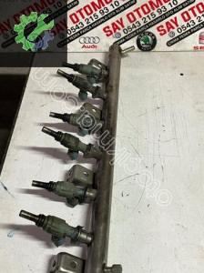 022133315 TOUREG 3.2 V6 RAİL ENJEKTÖR TAKIMI ORJİNAL ÇIKMA