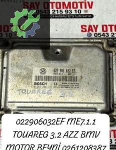 022906032EF ME7.1.1 TOUAREG 3.2 AZZ BMV MOTOR BEYNİ 0261208387