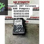 0265800395 0265231486 9649988280 PEUGEOT 307 CİTREÖN ABS BEYNİ
