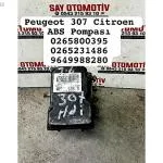 0265800395 0265231486 9649988280 PEUGEOT 307 CİTREÖN ABS BEYNİ