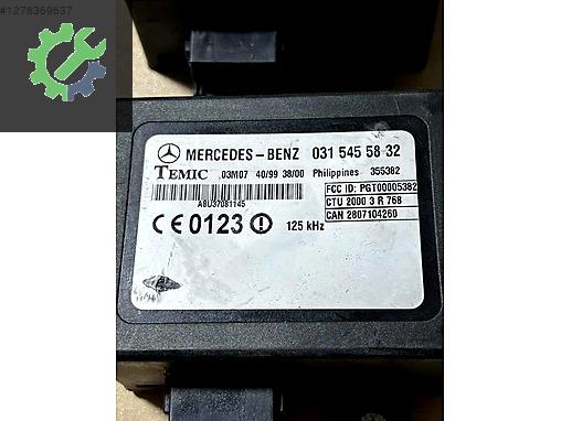 0315455832 MERCEDES W638 VİTO SPRINTER İMMOBİLİZER İMO BEYNİ