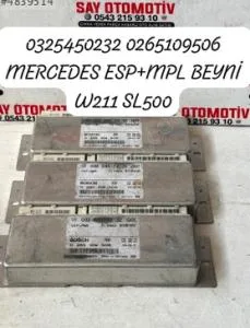 0325450232 0265109506 MERCEDES ESPMPL BEYNİ W211 SL500