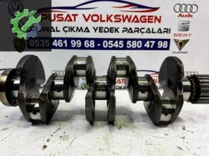 038 L ÇIKMA KRANK MİLİ CADDY 1.9TDİ BLS MOTOR 4 BALTA KRANK MİLİ