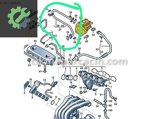 Audi Passat Airbag Sargısı 03F131521N çıkma parça