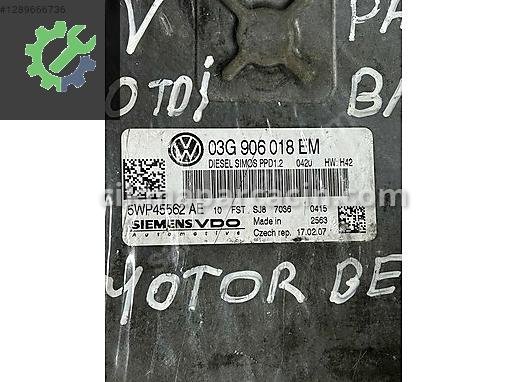 Volkswagen Passat Motor Beyni 03G906018EM çıkma parça