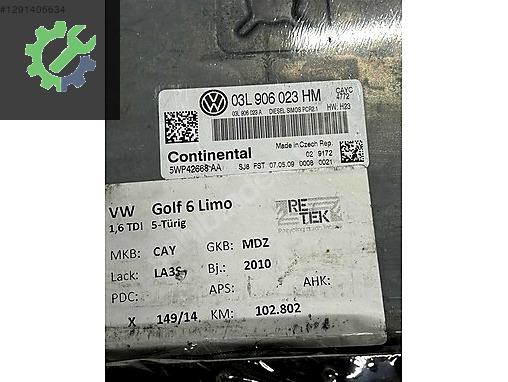 Volkswagen Caddy Motor Beyni Çıkma Parça Kayseri