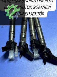 0445115068 SPRİNTER VİTO EURO4 MOTOR SÖKMESİ ENJEKTÖR OM 646 (2. Adet)