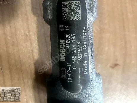 Fiat Doblo Enjektör 0445214193 çıkma parça