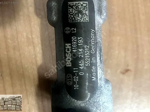 Fiat Doblo Enjektör 0445214193 çıkma parça