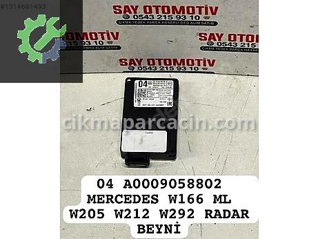 Mercedes-Benz CLA Radar Beyni çıkma parça