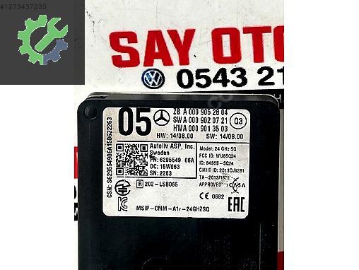05 A0009052804 A0009055103 MERCEDES W204 W212 W218 RADAR BEYNİ