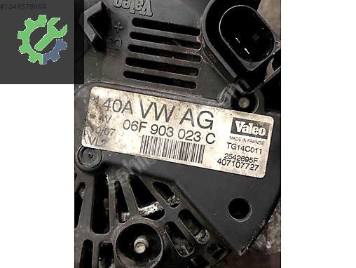 Volkswagen Caddy Şarj Dinamosu Çıkma Parça Kayseri