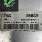 09355929 CYND HFSİ-C OPEL ASTRA G ZAFİRA MOTOR BEYNİ DELPHI
