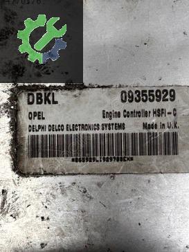 09355929 DBKL HFSİ-C OPEL ASTRA G ZAFİRA MOTOR BEYNİ DELPHI