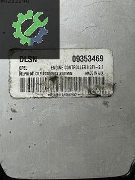 Opel Astra Motor Beyni 09391340 çıkma parça