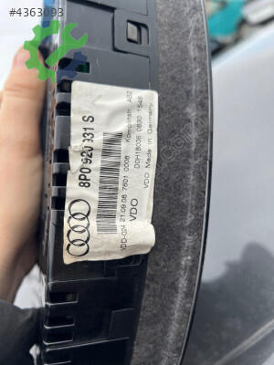 Audi A3 Gösterge Paneli 8P0920931S çıkma parça