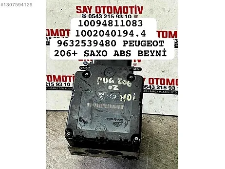 Peugeot 206 ABS Beyni 10094811083 çıkma parça